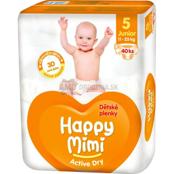 HAPPY MIMI ACTIVE DRY JUNIOR 40 KS 11-25 KG