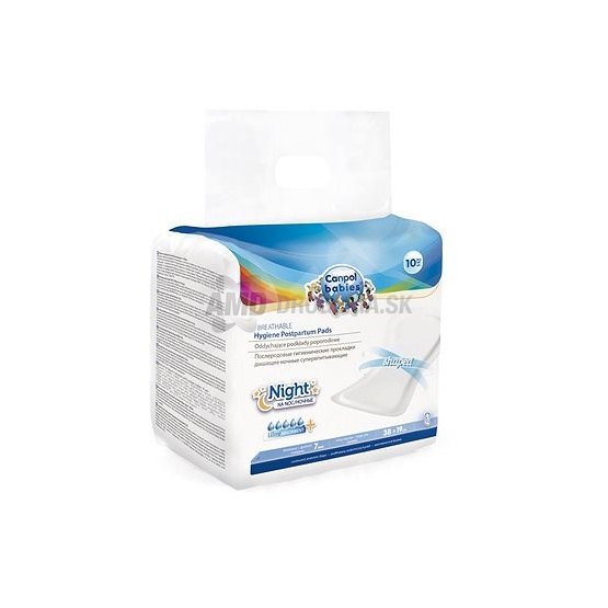 POPÔRODNÉ VLOŽKY NOČNÉ 10 KS