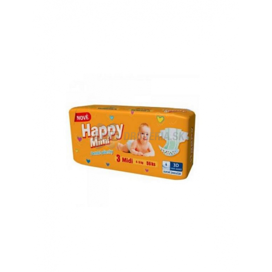 HAPPY MIMI ACTIVE DRY MIDI 4-9 KG 50 KS