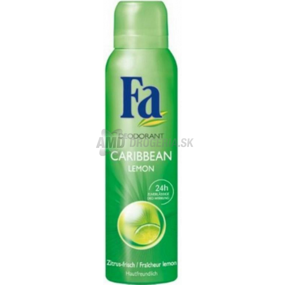 FA DEODORANT CARIBEAN LEMON 150 ML