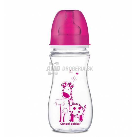 CANPOL DOJČENSKÁ FĽAŠA ANTIKOLIKOVÁ ŠIROKÁ EASY 12m + 300 ML 