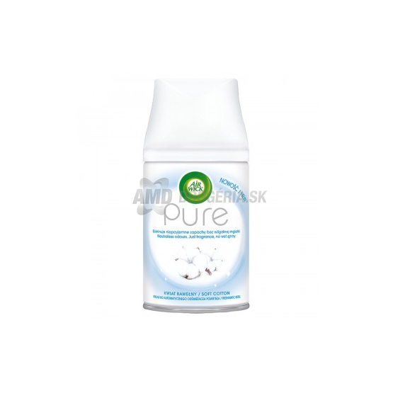 AIR WICK AUTOMATICKÁ NÁHRADNÁ NÁPLŇ PURE SOFT COTTON 250 ML