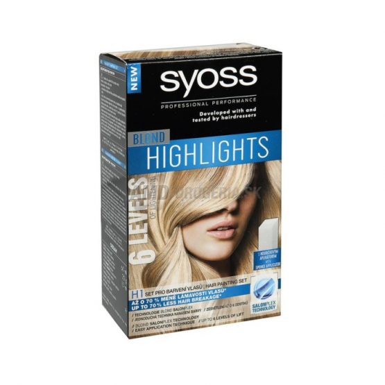 SYOSS BLOND HIGHLIGHTS 6 LEVELS SADA NA FARBENIE VLASOV 1KS