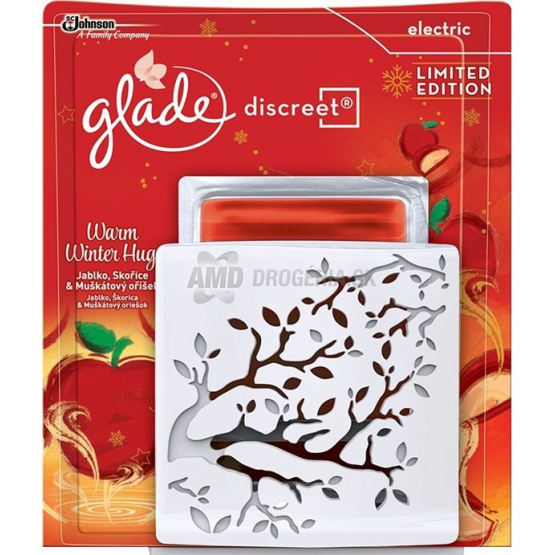 GLADE DISCREET ELEKTRICKÝ OSVIEŽOVAČ JABLKO ŠKORICA 8 G 