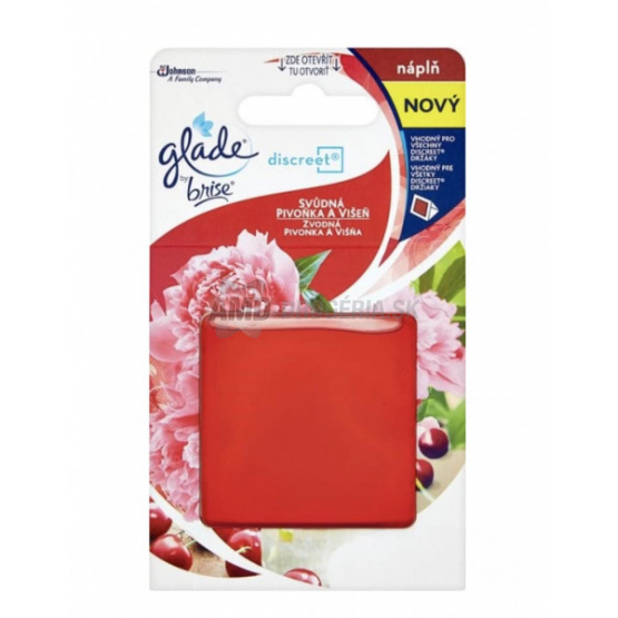GLADE DISCREET NÁHRADNÁ NÁPLŇ PIVONKA VIŠŇA 8G