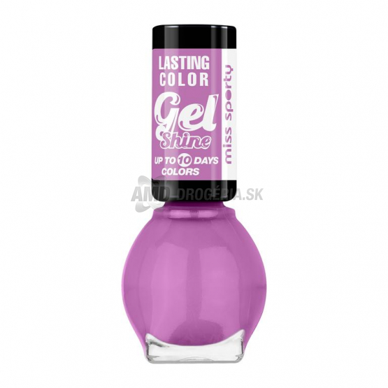 Miss Sporty Lasting Color Gel Shine lak na nechty 7205, fialový