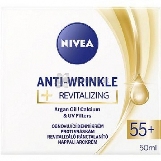 NIVEA KRÉM PROTI VRÁSKAM 55+ DENNÝ OBNOVUJÚCI 50 ML