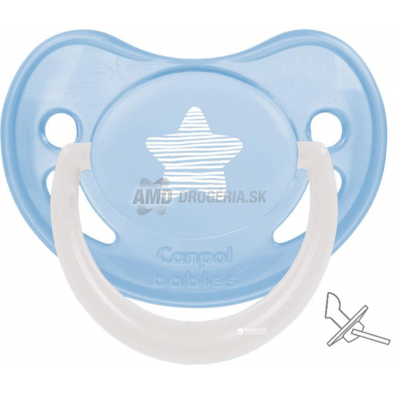 CANPOL BABIES CUMLÍK UTIŠUJÚCI PASTEL SILIKÓNOVÝ ANATOMICKÝ 0-6 MESIACOV