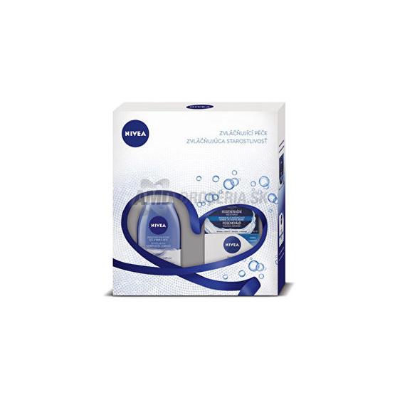 DARČEKOVÁ DÁMSKA KAZETA NIVEA VK FACE BLUE ODLIČOVAČ OČÍ 125ML + KRÉM 50MLX17