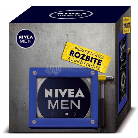 DARČEKOVÁ PÁNSKA KAZETA NIVEA VK FM TOOLBOX EMERGENCY BALZAM PO HOLENÍ 100ML + KRÉM 150ML + ROLL ON 50ML + SPRCHOVÝ GÉL 250ML X17