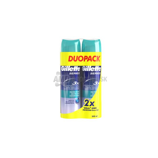 GILLETTE GÉL NA HOLENIE SERIES PROTECTIVE 2X200 ML