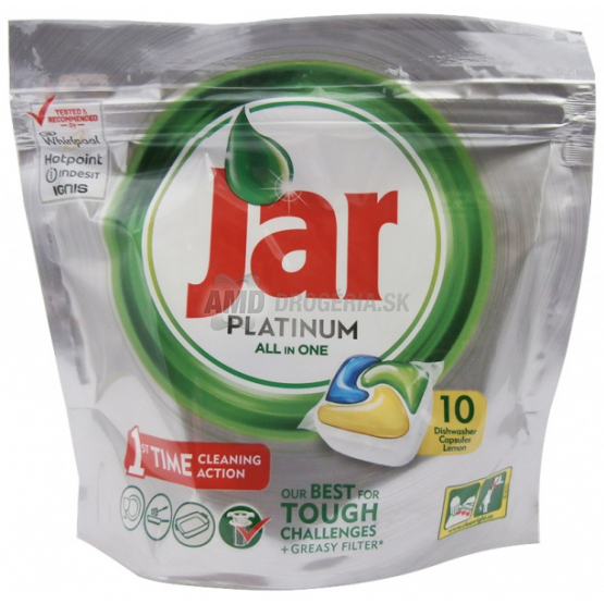 JAR TABLETY DO UMÝVAČKY RIADU PLATINUM YELLOW 10 KS