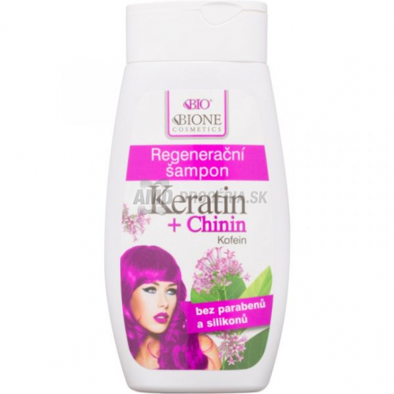 BC BIO ŠAMPÓN KERATÍN CHINÍN KOFEÍN REGENERAČNÝ 260 ML