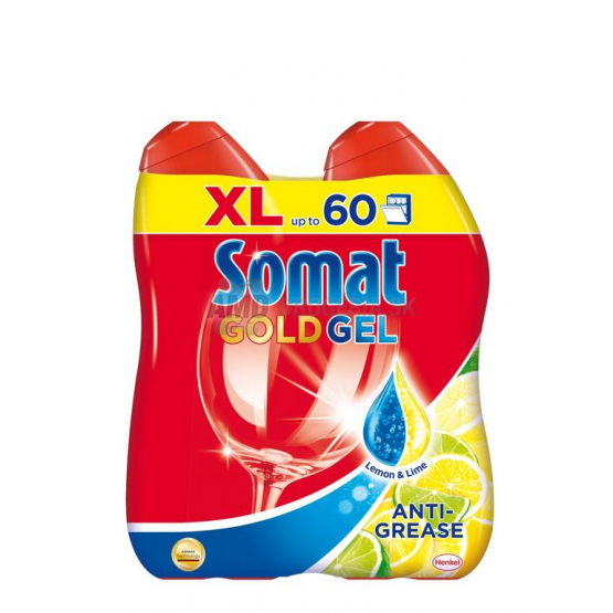 SOMAT GÉL XL GOLD LEMON 48X 2 x 600 ML 