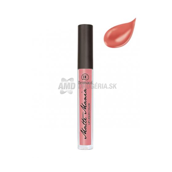 Dermacol Matte Mania tekutý matný rúž, odtieň 20, 3,5 g