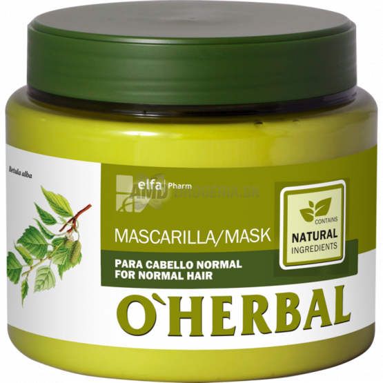 O´HERBAL MASKA NA VLASY NORMÁLNE VLASY S BREZOU 500 ML 