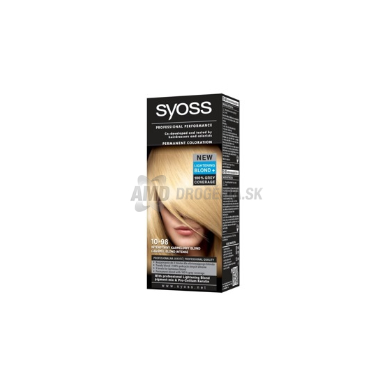 SYOSS COLOR PROFESIONAL 10-98 INTENZÍVNY KARAMELOVÝ BLOND