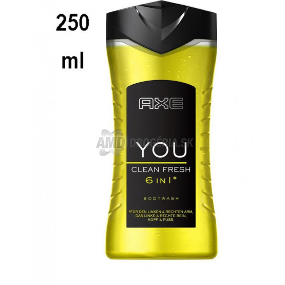 AXE SPRCHOVÝ GÉL YOU CLEAN FRESH 250 ML 