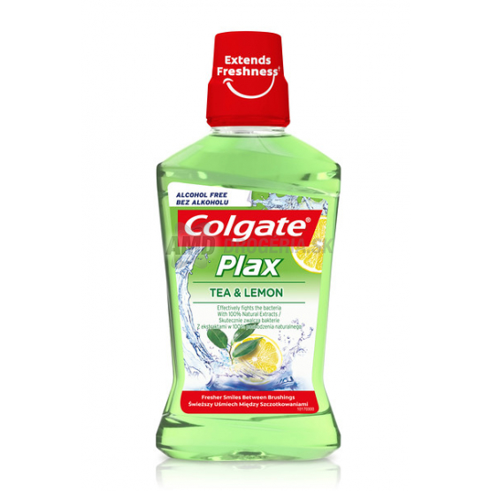 COLGATE ÚSTNA VODA PLAX TEA A LEMON 500 ML