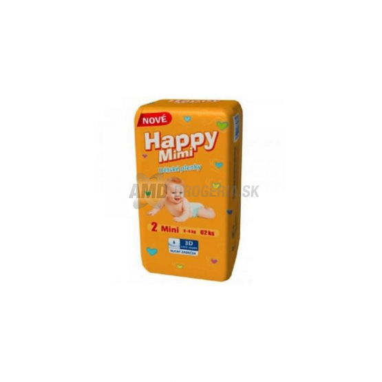 HAPPY MIMI ACTIVE DRY MINI 3-6 KG 56 KS