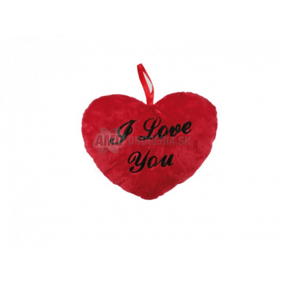 PLYŠOVÉ SRDIEČKO I LOVE YOU 18 CM