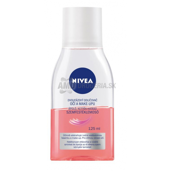 NIVEA ODLIČOVAČ OČÍ  DVOJFÁZOVÝ RÚŽOVÝ 125 ML