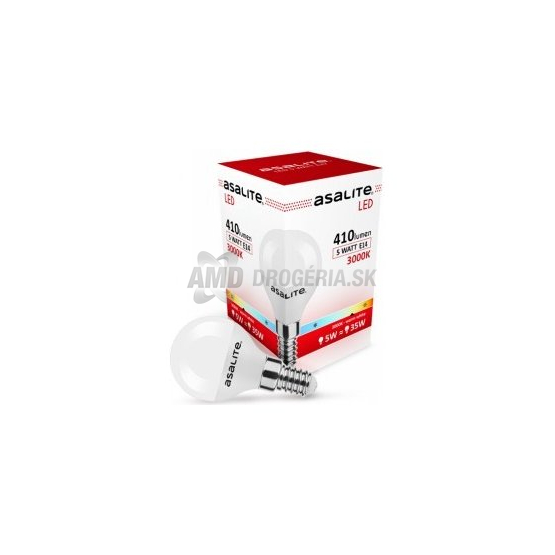 ŽIAROVKA ASALITE LED 5W E14 TEPLÁ BIELA