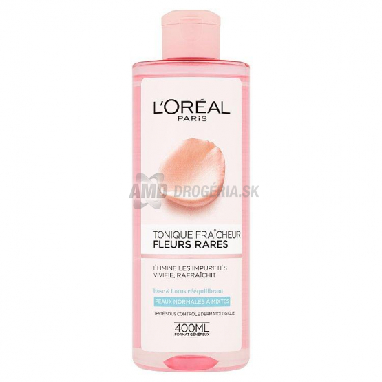 LOREAL PLEŤOVÁ VODA FLOWERS NORMÁLNA A ZMIEŠANÁ PLEŤ 400 ML 