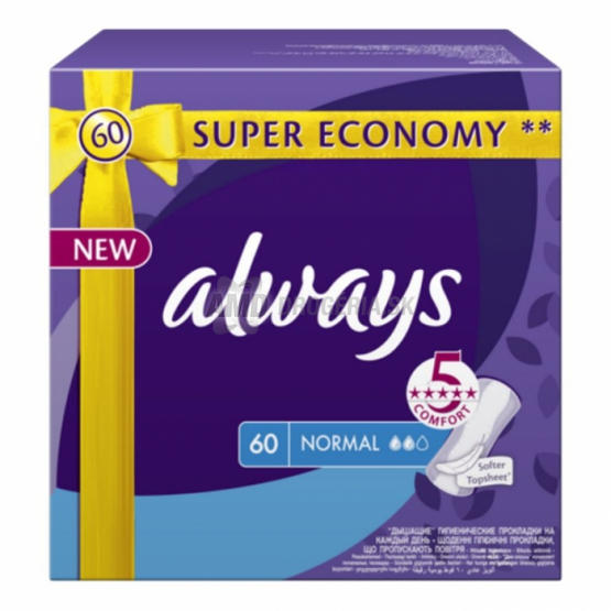 ALWAYS INTIM NORMAL SUPER ECONOMY 60 KS