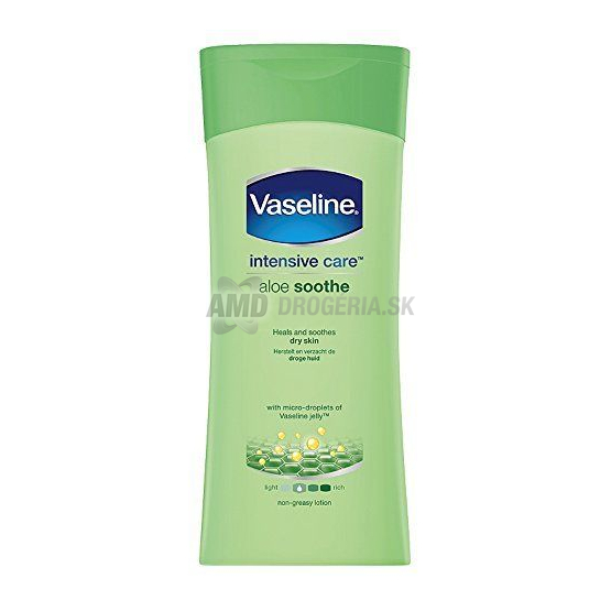 VASELINE TELOVÉ MLIEKO VASELINE ALOE SOOTHE 400 ML
