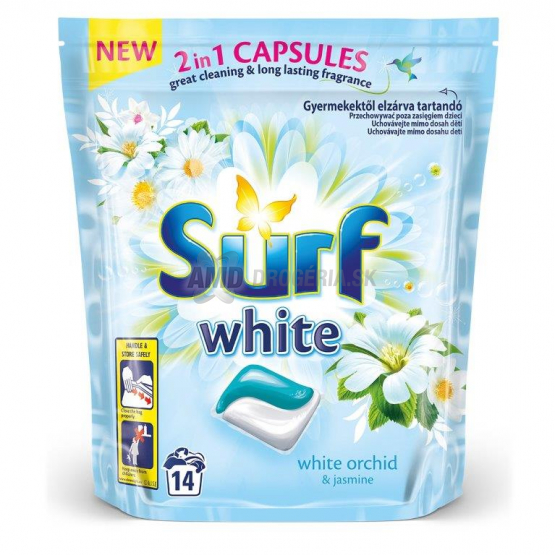 SURF TABLETY NA PRANIE WHITE ORCHID 14 PD