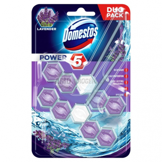 DOMESTOS WC POWER5 LAVENDER 2 KS
