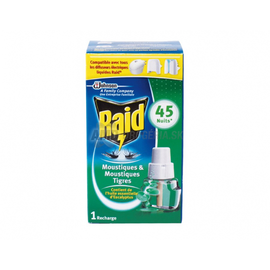 RAID ELEKTRICKÁ TEKUTÁ NÁPLŇ 45 NOCÍ EUKALYPTUS  30 ML