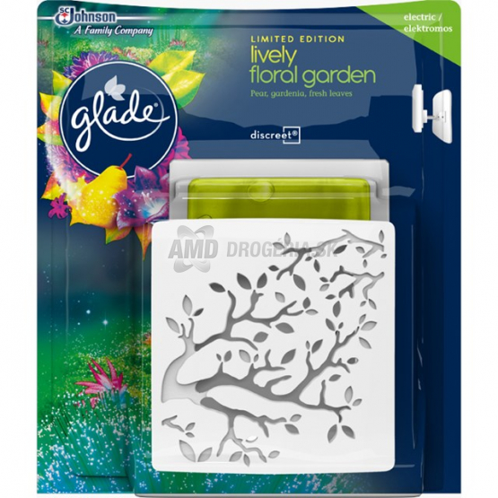 GLADE DISCREET ELEKTRICKÝ STOJČEK FLORAL GARDEN 8 G