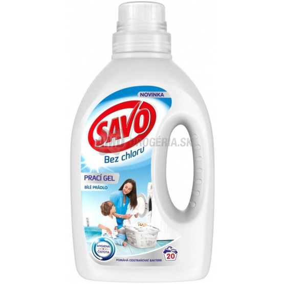 SAVO GÉL NA PRANIE BIELE PRÁDLO 20 PD 