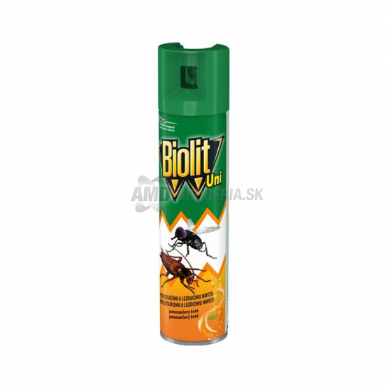 BIOLIT SPREJ UNI POMARANČ 400 ML 