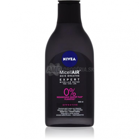 NIVEA PLEŤOVÁ VODA MICELÁRNA  EXPERT 400 ML