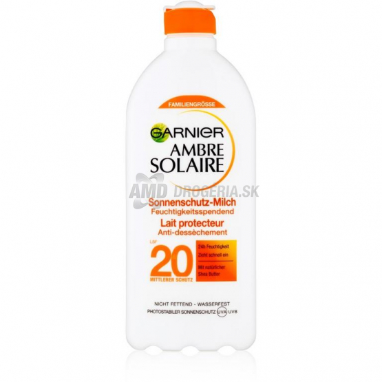 GARNIER AMBRE SOLAIRE MLIEKO OF20 400 ML