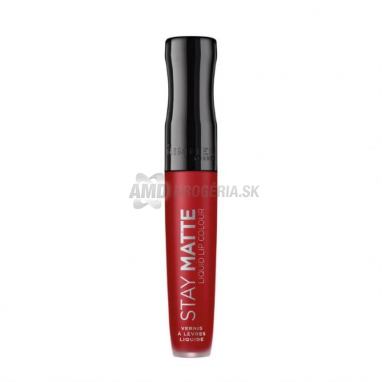 Rimmel London Stay Matte Liquid Lip Colour, tekutý matný rúž 500 Fire Starter, 5,5 ml