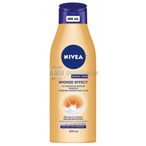 NIVEA BODY MILK SUN SAMOOPAĽOVACIE TONOVÁCIE DARK 400 ML