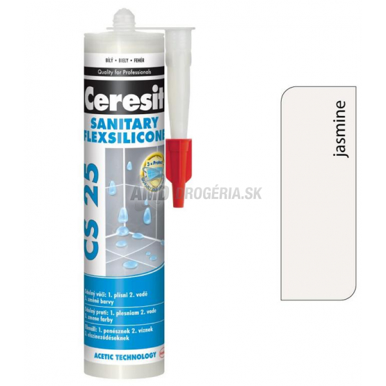 CERESIT CS25 SILIKÓN SANITÁRNY JASMINE 280 ML