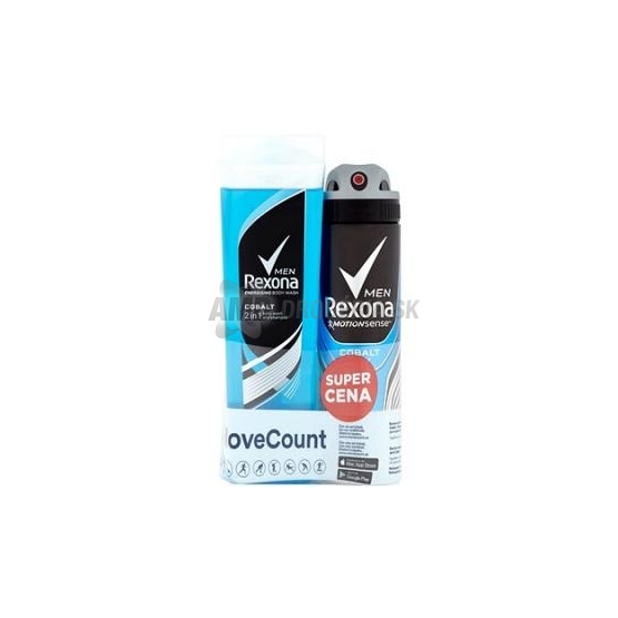 REXONA DUOPACK MEN COBALT DEODORANT + SPRCHOVÝ GÉL
