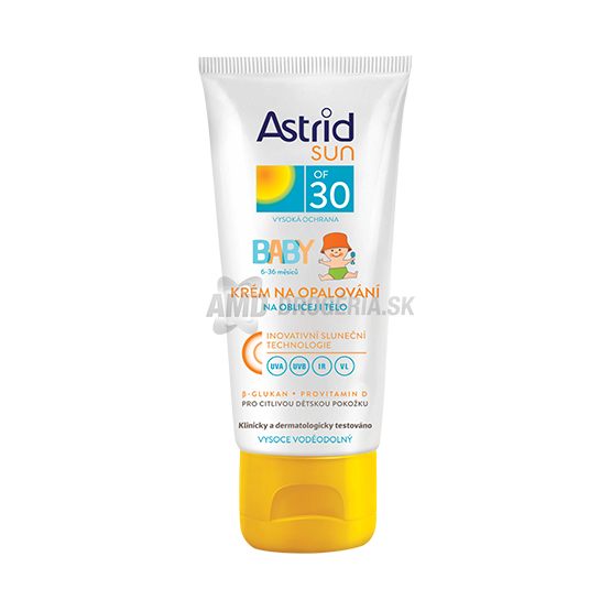 ASTRID SUN BABY OPAĽOVACÍ KRÉM OF 30 75 ML