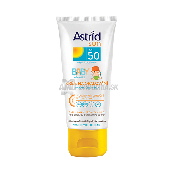 ASTRID SUN BABY OPAĽOVACÍ KRÉM OF 50 75 ML