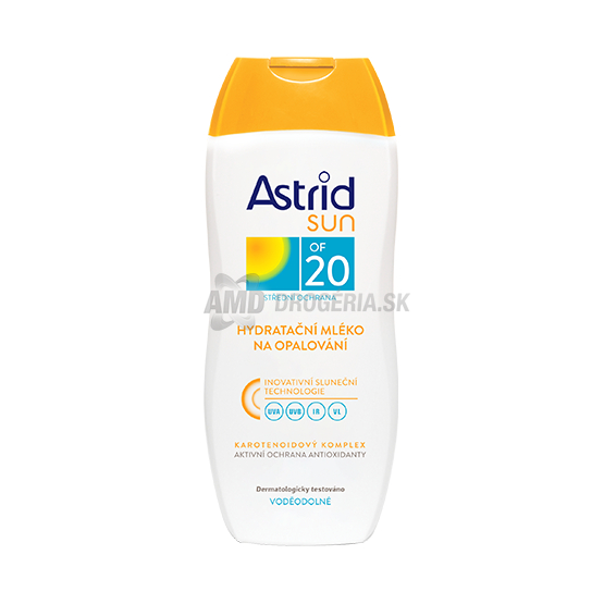 ASTRID SUN OPAĽOVACIE MLIEKO OF 20 200 ML