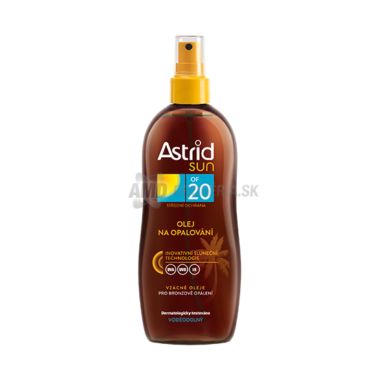 ASTRID SUN OPAĽOVACÍ OLEJ OF 20 200 ML