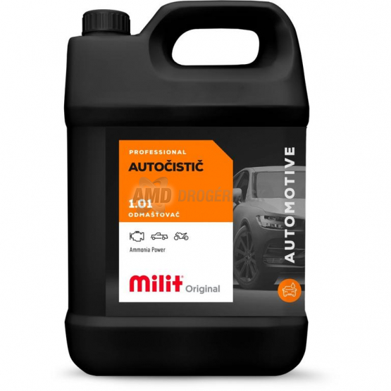 Milit Auto Car Cleaner odmasťovač s amoniakom, 5 l
