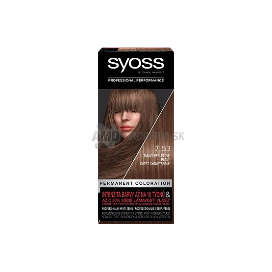 SYOSS COLOR PROFESIONAL 7-53 TMAVÝ PERLEŤOVÝ BLOND