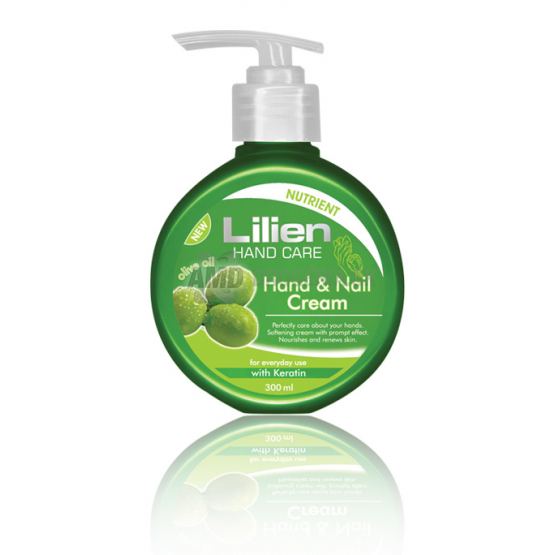 LILIEN KRÉM NA RUKY A NECHTY PUMPA OLIVA 300 ML 