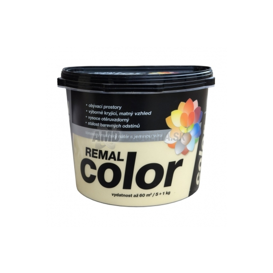 REMAL COLOR FARBA NA STENU ŠAMPAŇ 6 KG